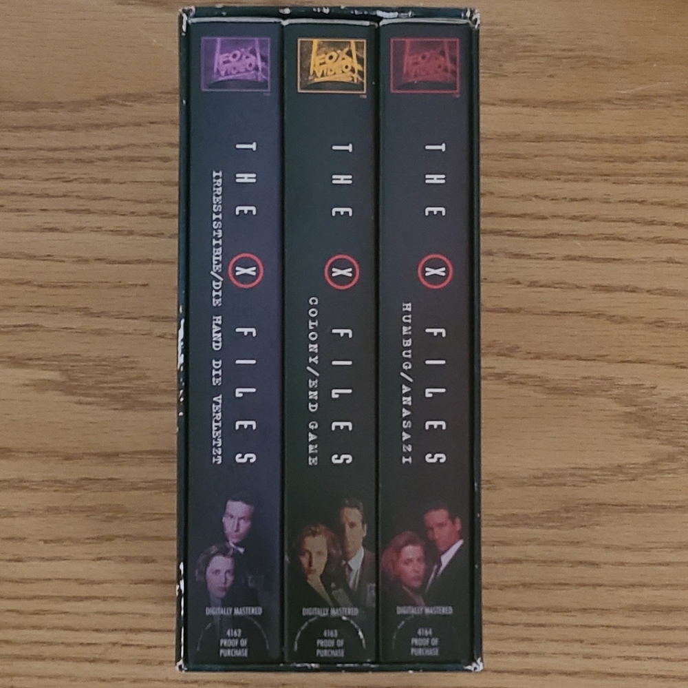 X-Files Boxed VHS Tapes Episodes